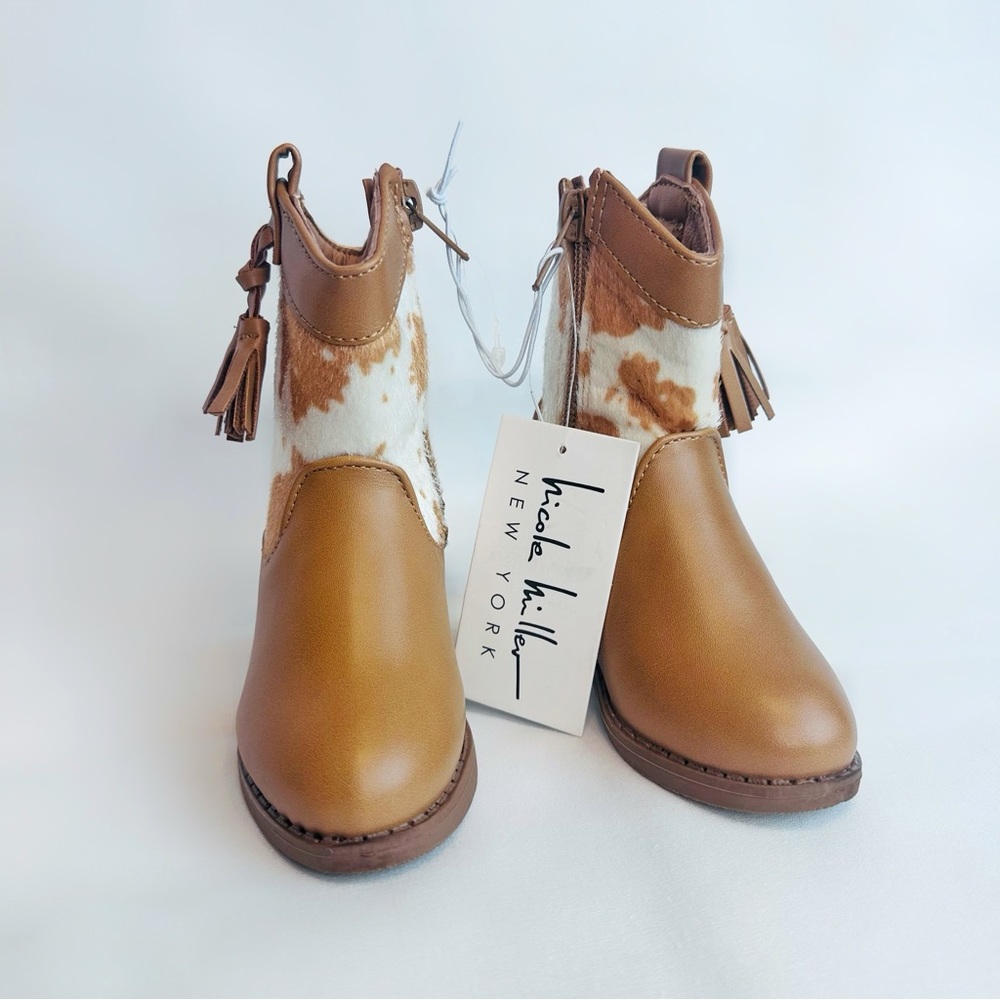 Nicole Miller Toddler Girls Western Cowboy Boots NWT SZ4